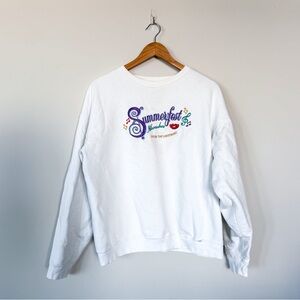 Vintage Milwaukee Summerfest Retro Fruit of the Loom Crewneck Sweatshirt